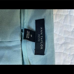 Ann Taylor light blue crop pants